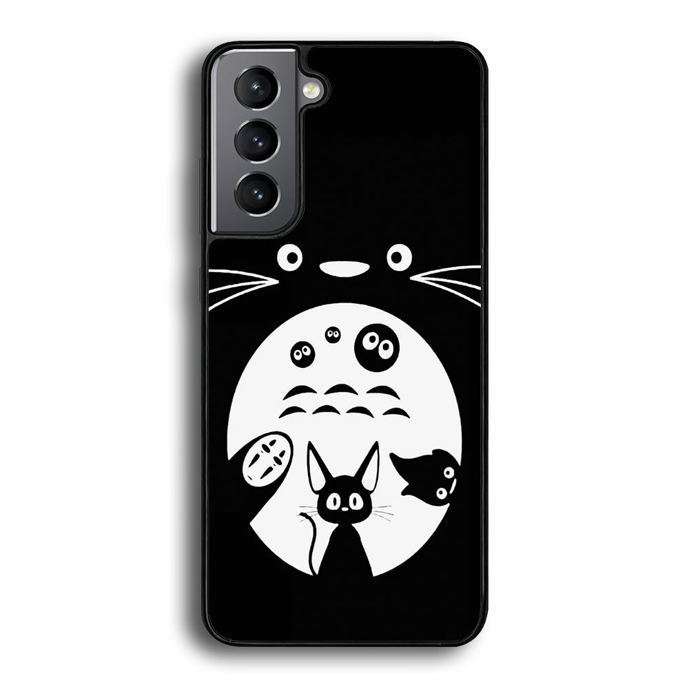 Totoro And Friends Silhouette Art Samsung Galaxy S21 Case - Ezzystore