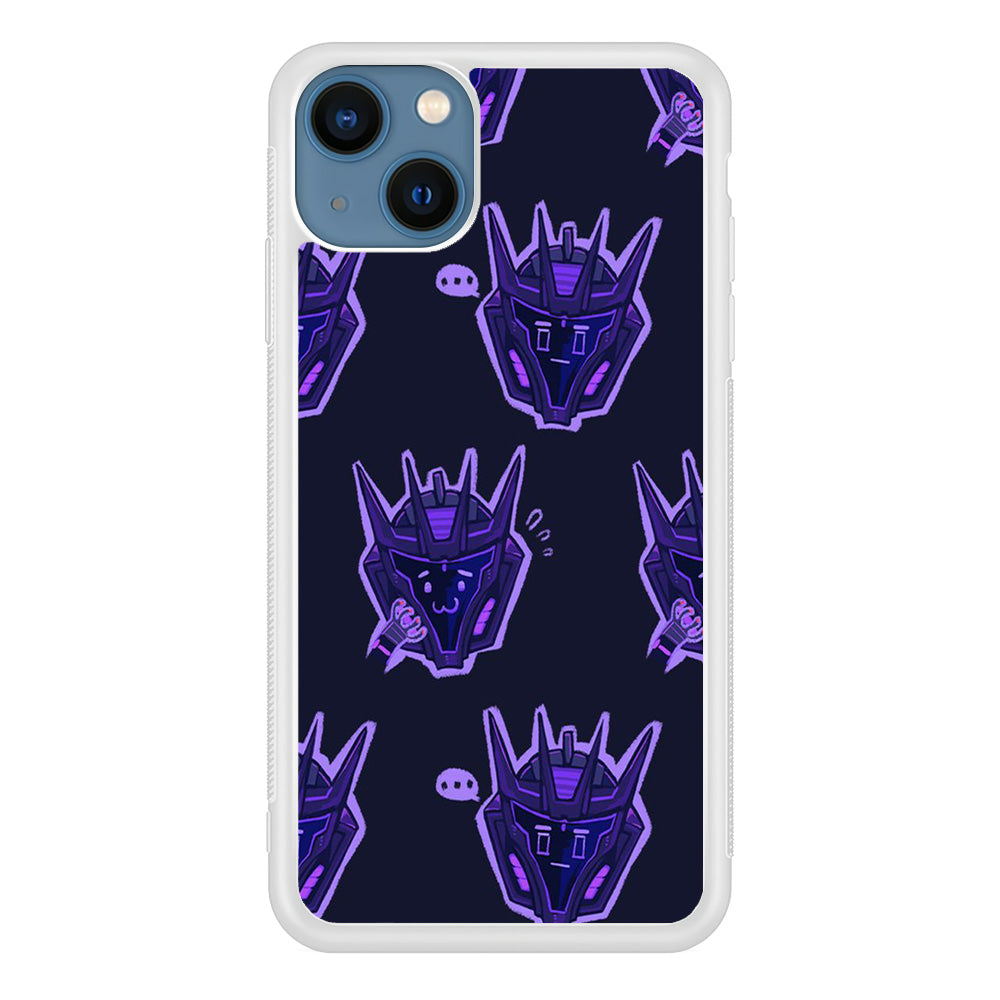 Transformers Navy Doodle iPhone 15 Plus Case