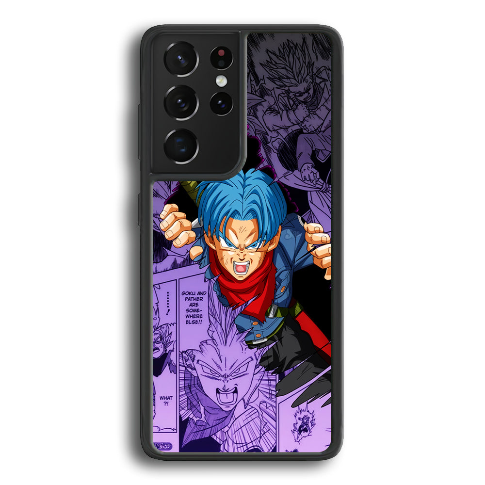 Trunks Dragonball Character Samsung Galaxy S24 Ultra Case - Ezzystore