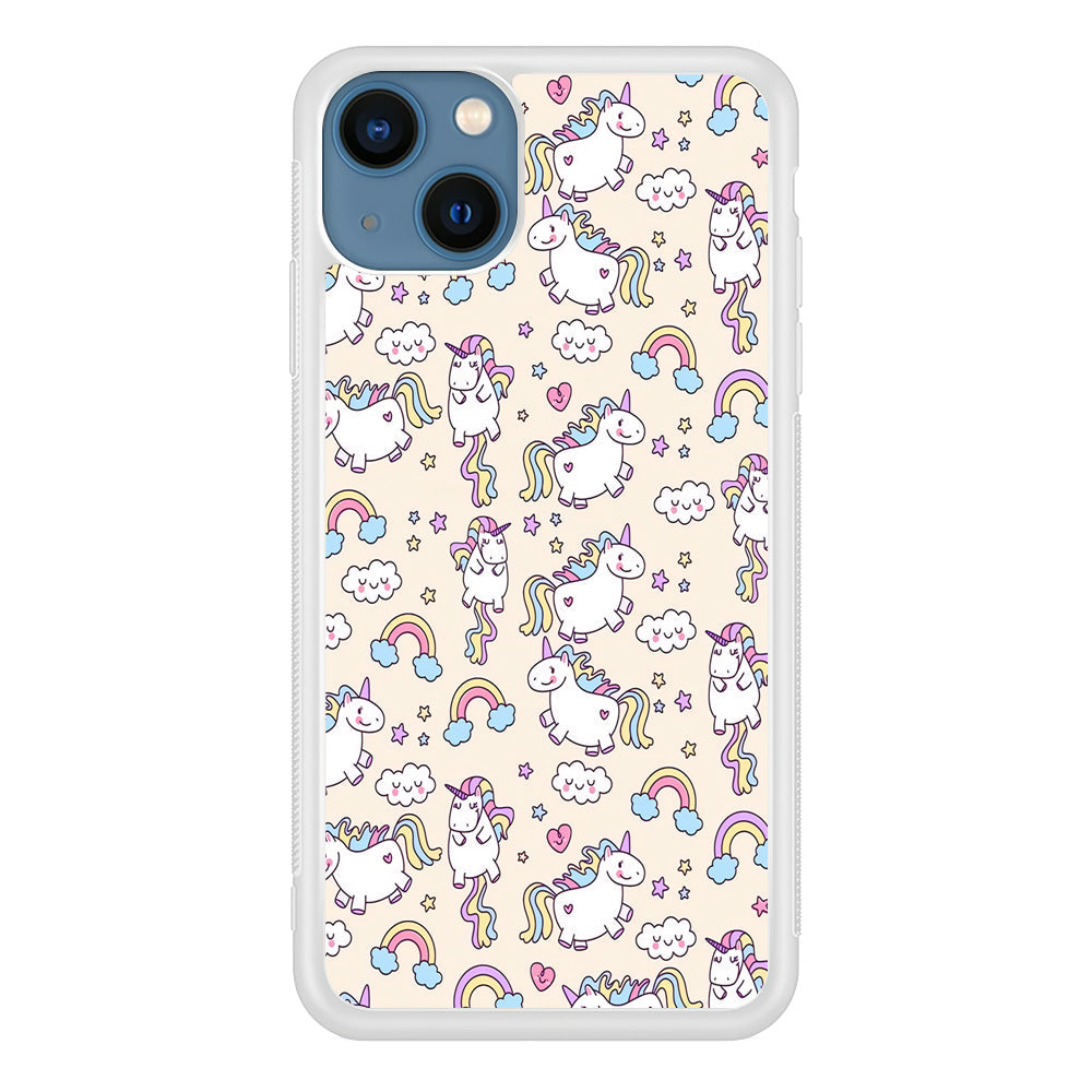 Unicorn Rainbow iPhone 14 Plus Case