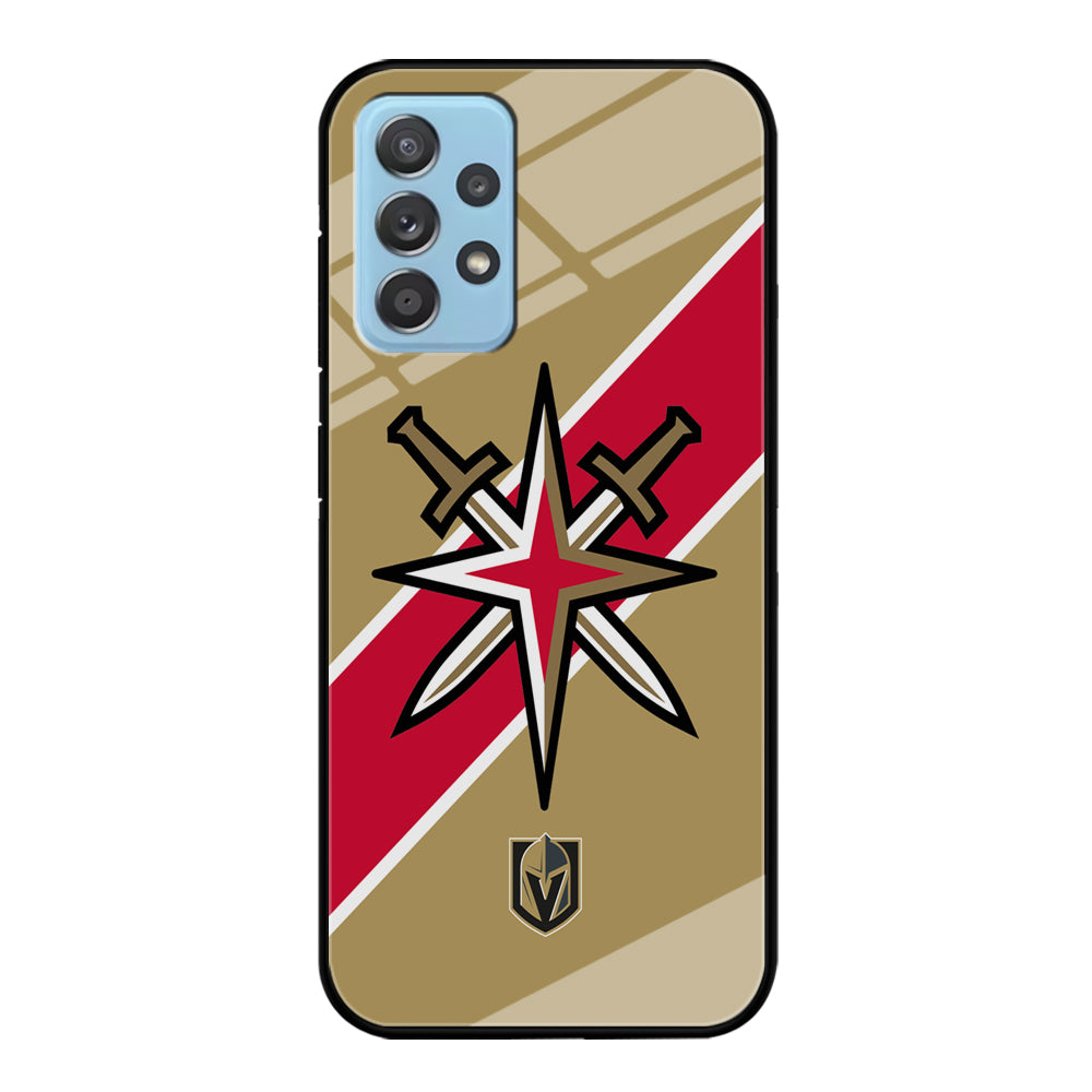 Vegas Golden Knights Red Stripe Samsung Galaxy A52 Case