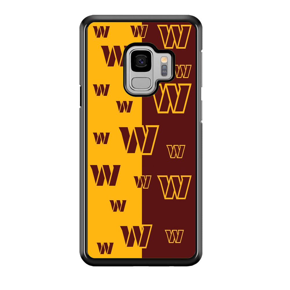 Washington Commanders Two Side Colours Samsung Galaxy S9 Case