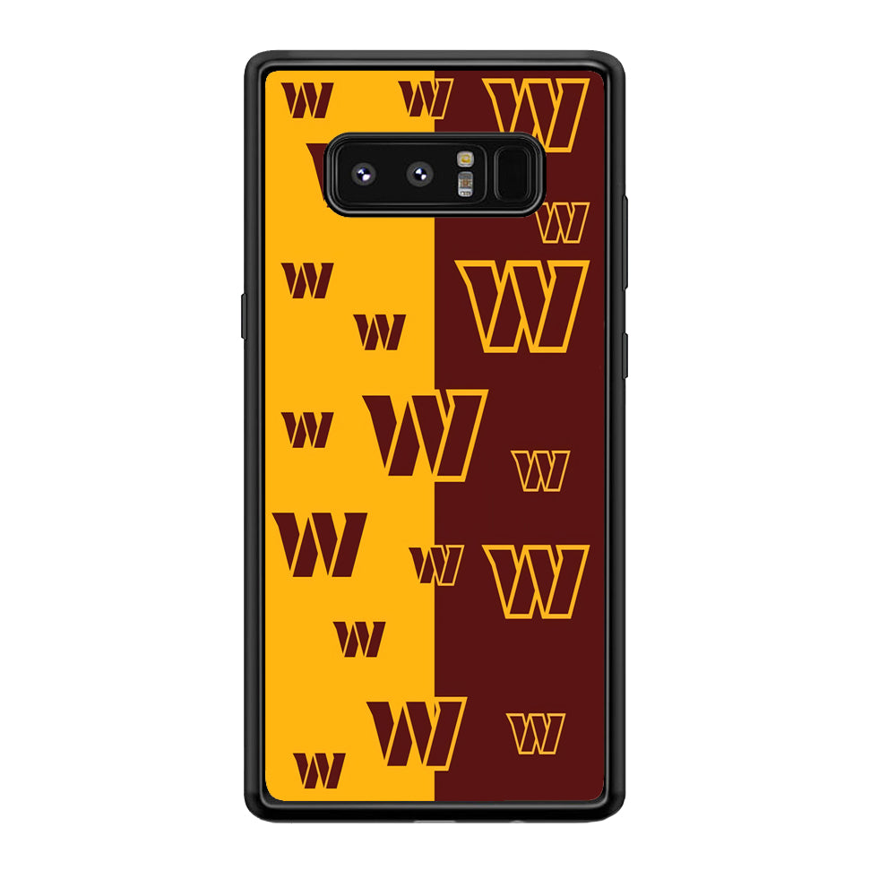 Washington Commanders Two Side Colours Samsung Galaxy Note 8 Case