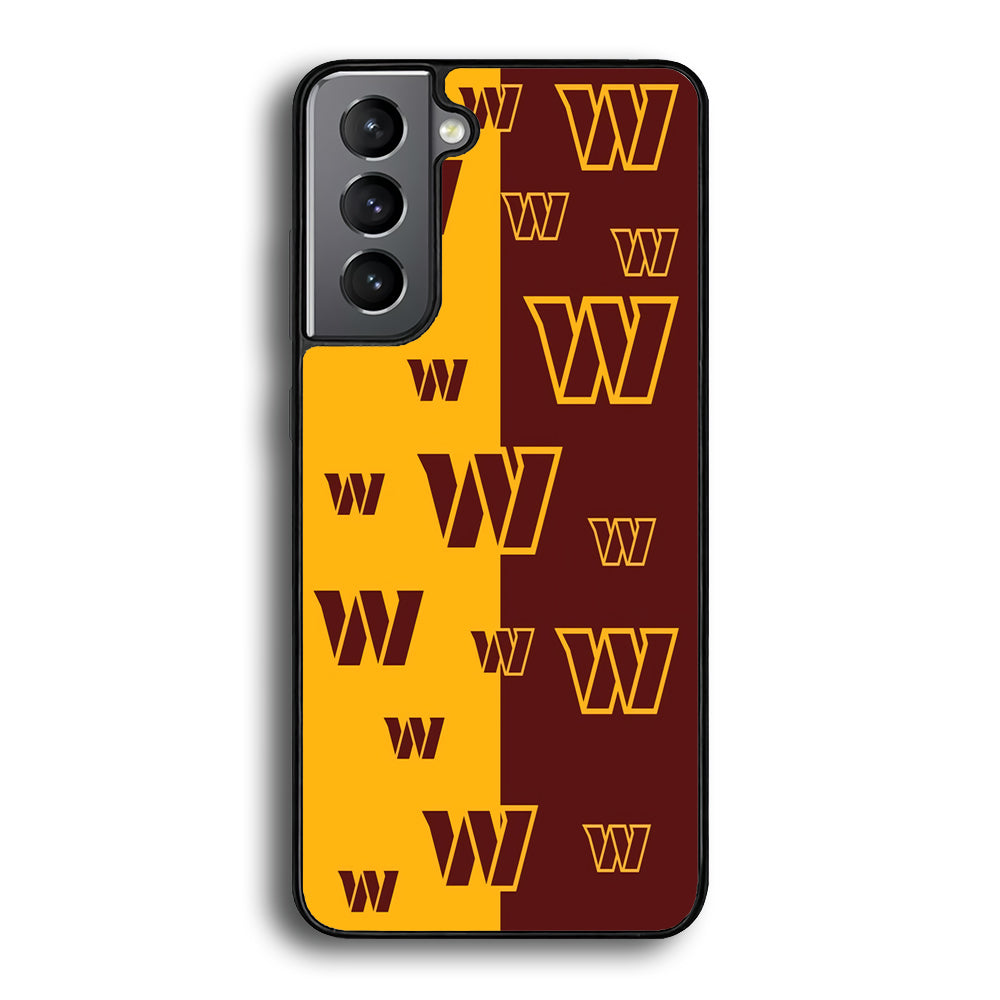 Washington Commanders Two Side Colours Samsung Galaxy S21 Case - Ezzystore