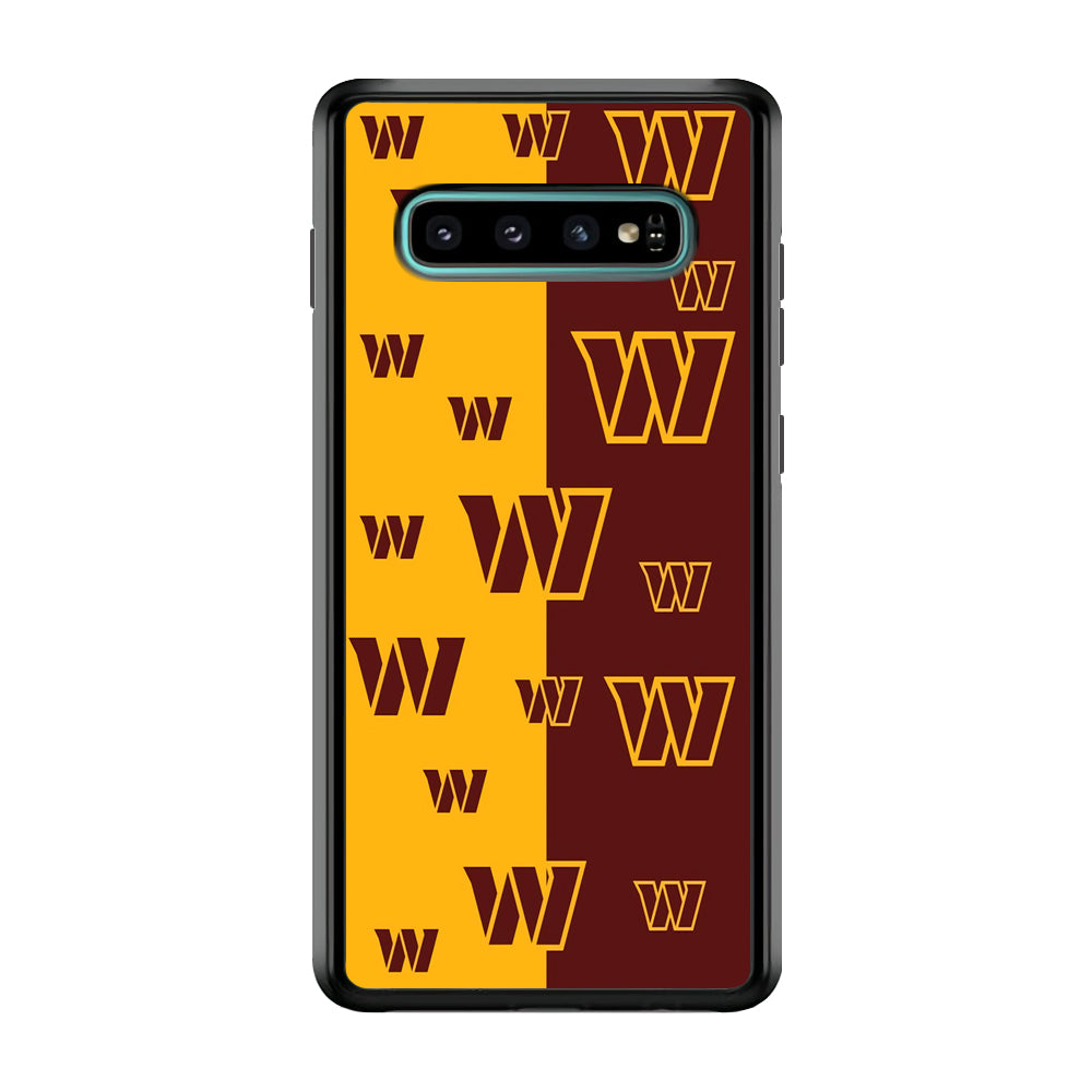 Washington Commanders Two Side Colours Samsung Galaxy S10 Plus Case