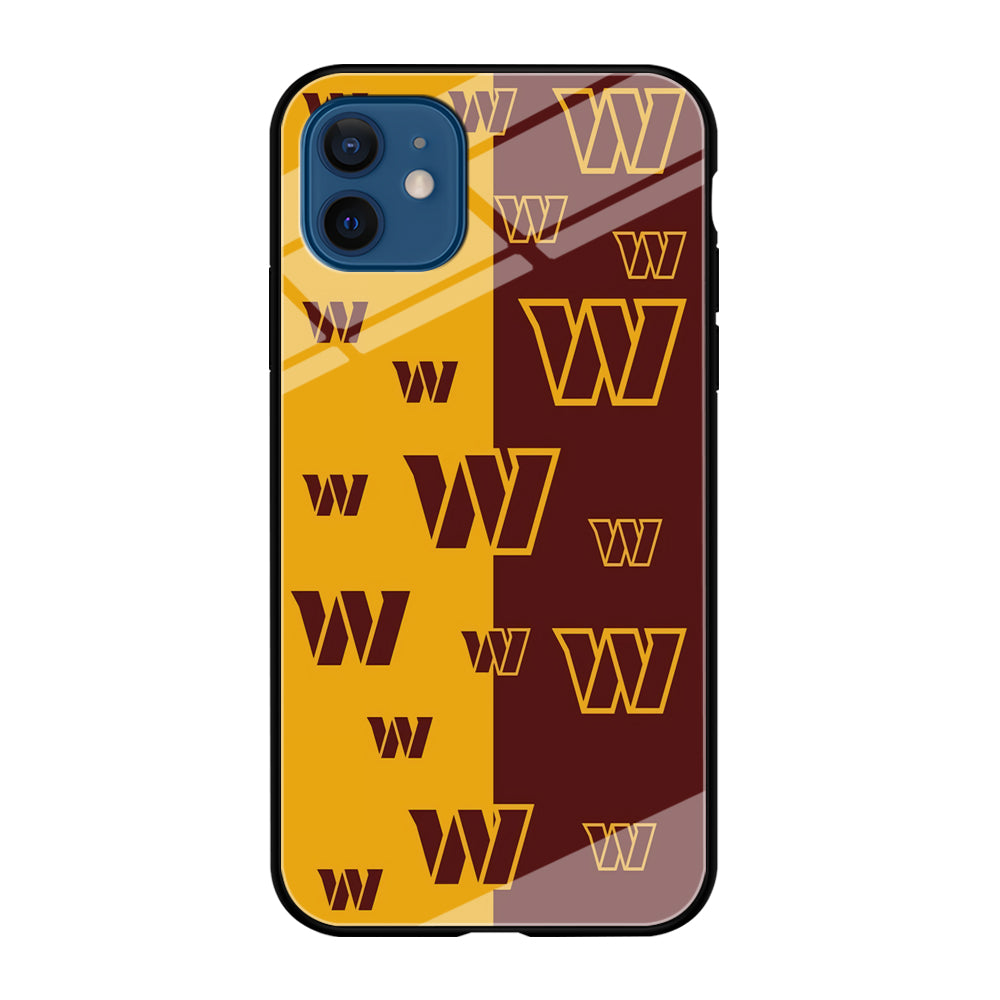 Washington Commanders Two Side Colours iPhone 12 Case