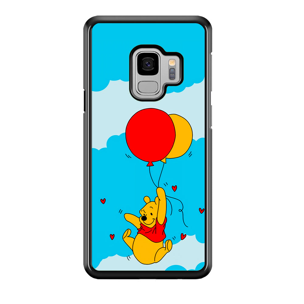 Winnie The Pooh Fly With The Balloons Samsung Galaxy S9 Case