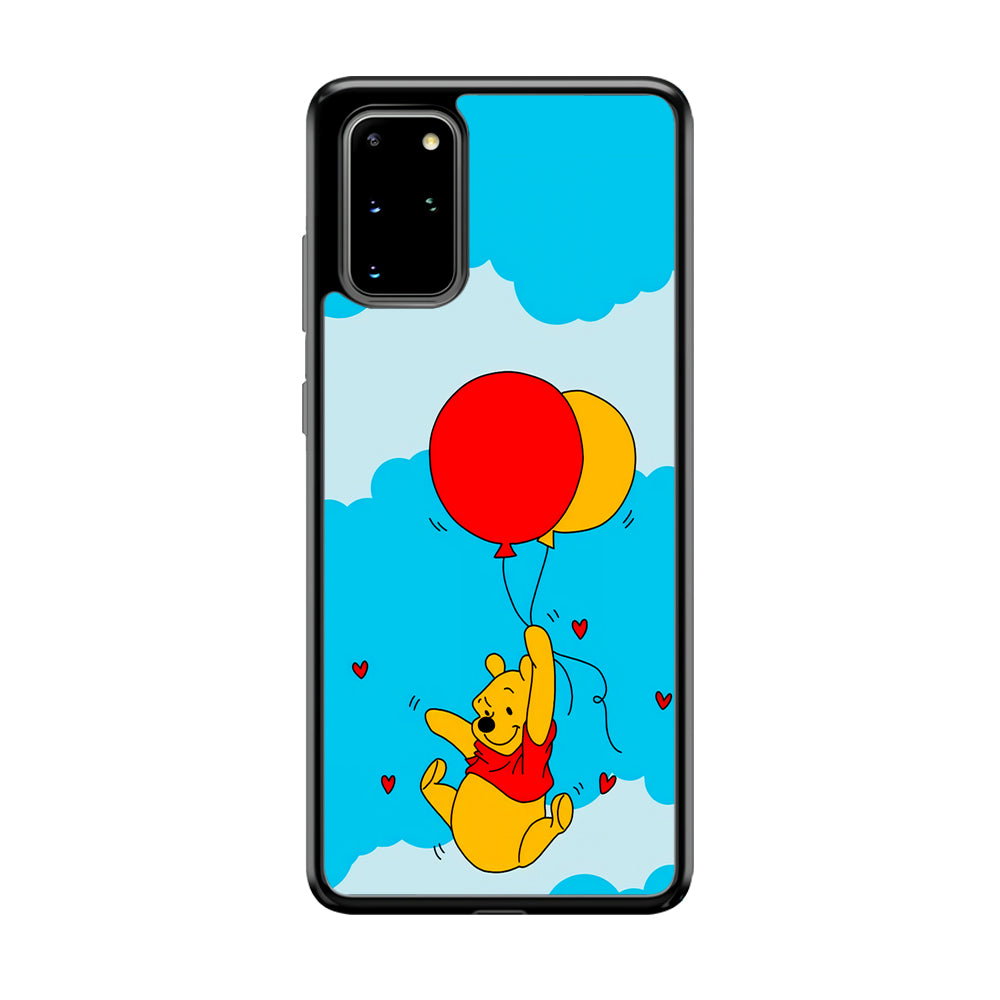Winnie The Pooh Fly With The Balloons Samsung Galaxy S20 Plus Case