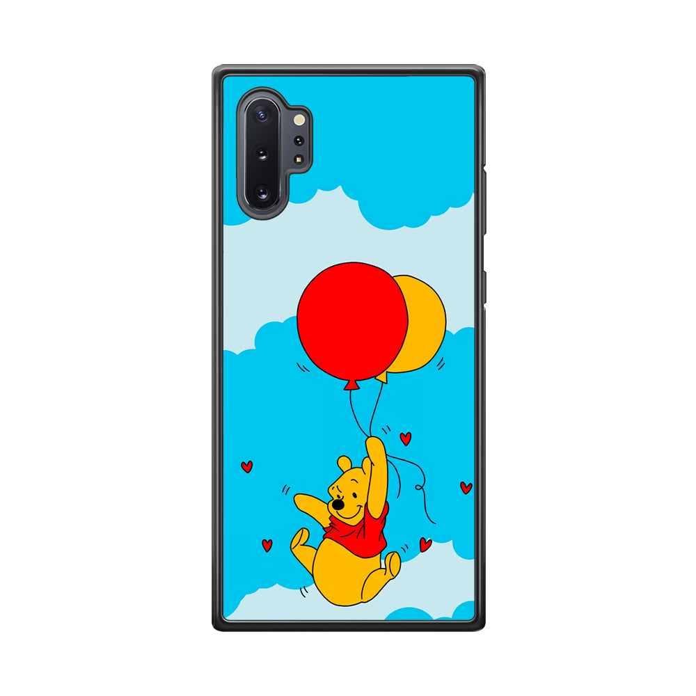 Winnie The Pooh Fly With The Balloons Samsung Galaxy Note 10 Plus Case