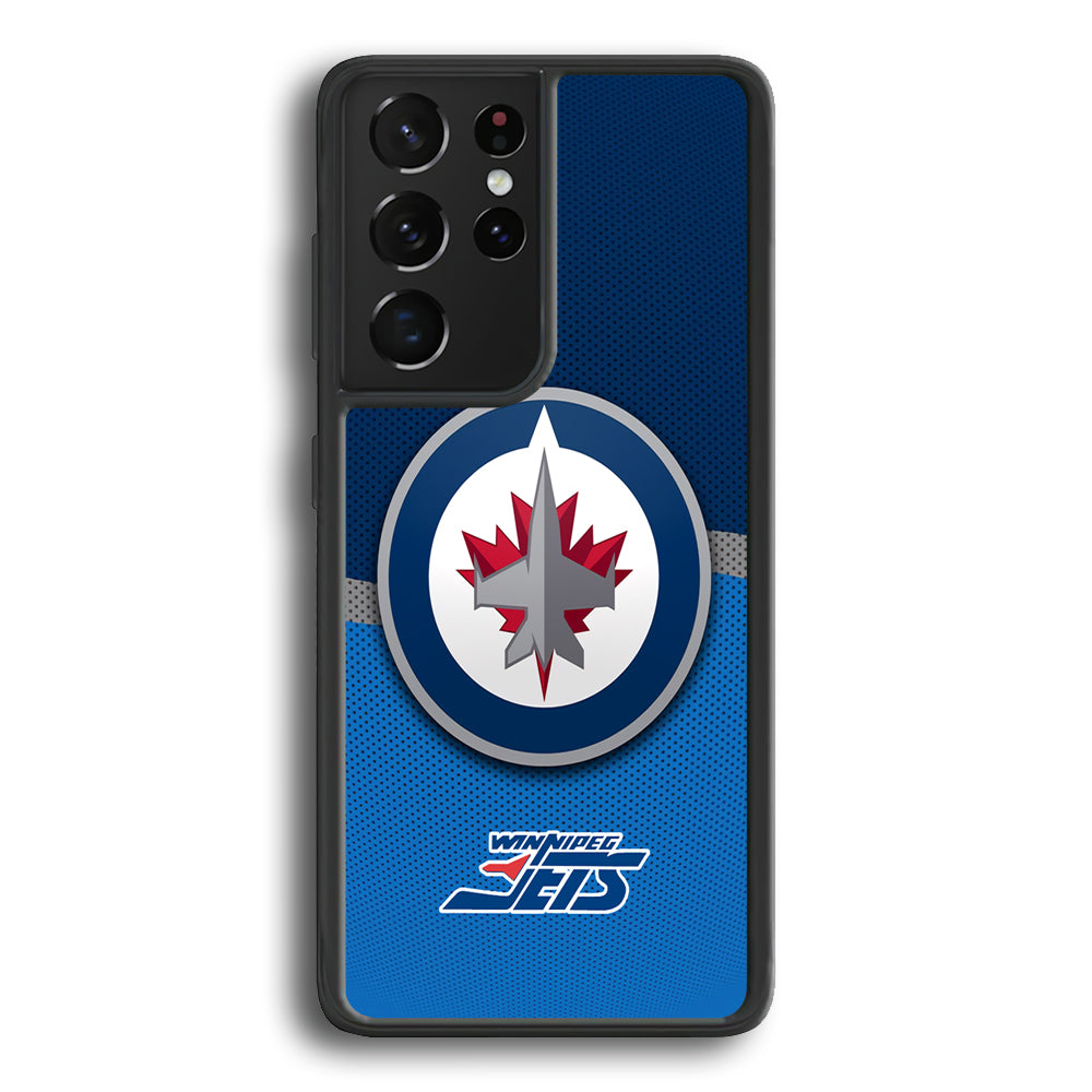 Winnipeg Jets Team Logo Samsung Galaxy S21 Ultra Case - Ezzystore