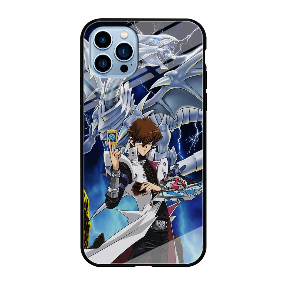 Yu Gi Oh Seto kaiba With Blue Eyes White Dragon iPhone 12 Pro Max Case