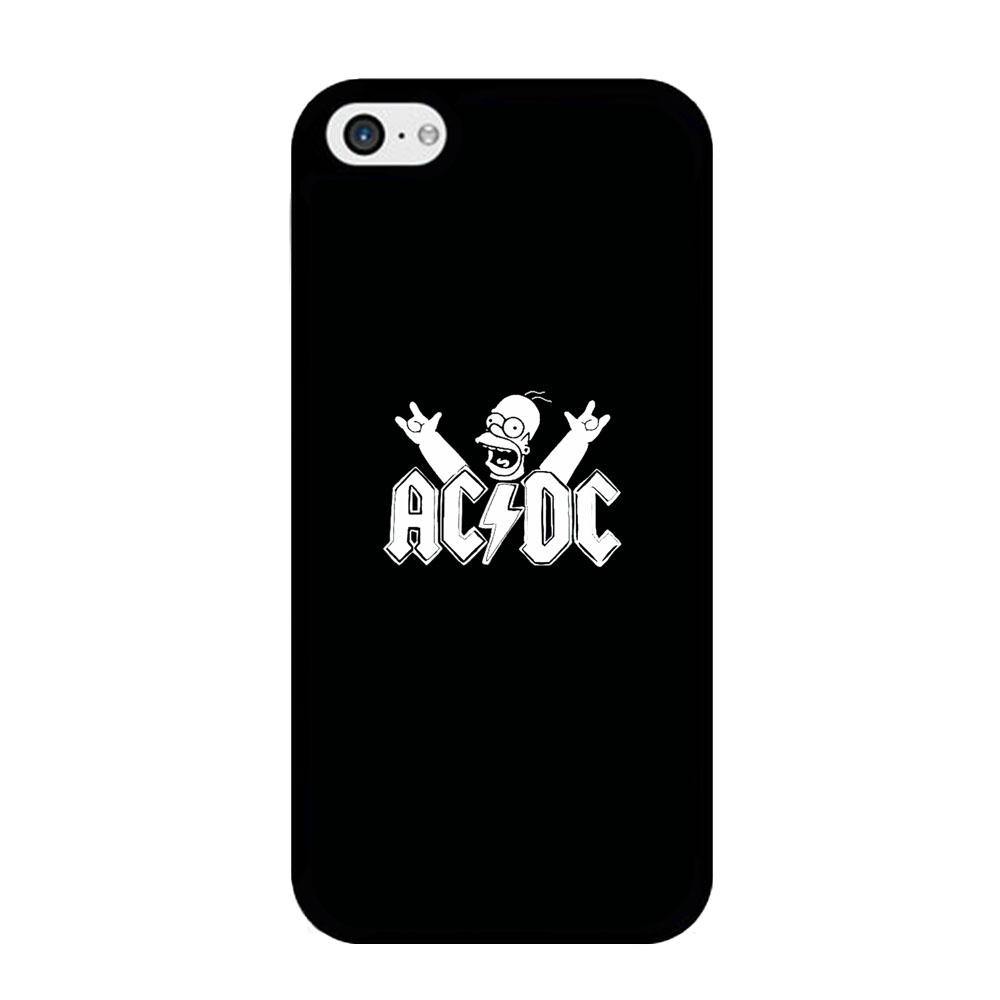 AC DC Logo Simpson Black And White iPhone 5 | 5s Case - Ezzystore