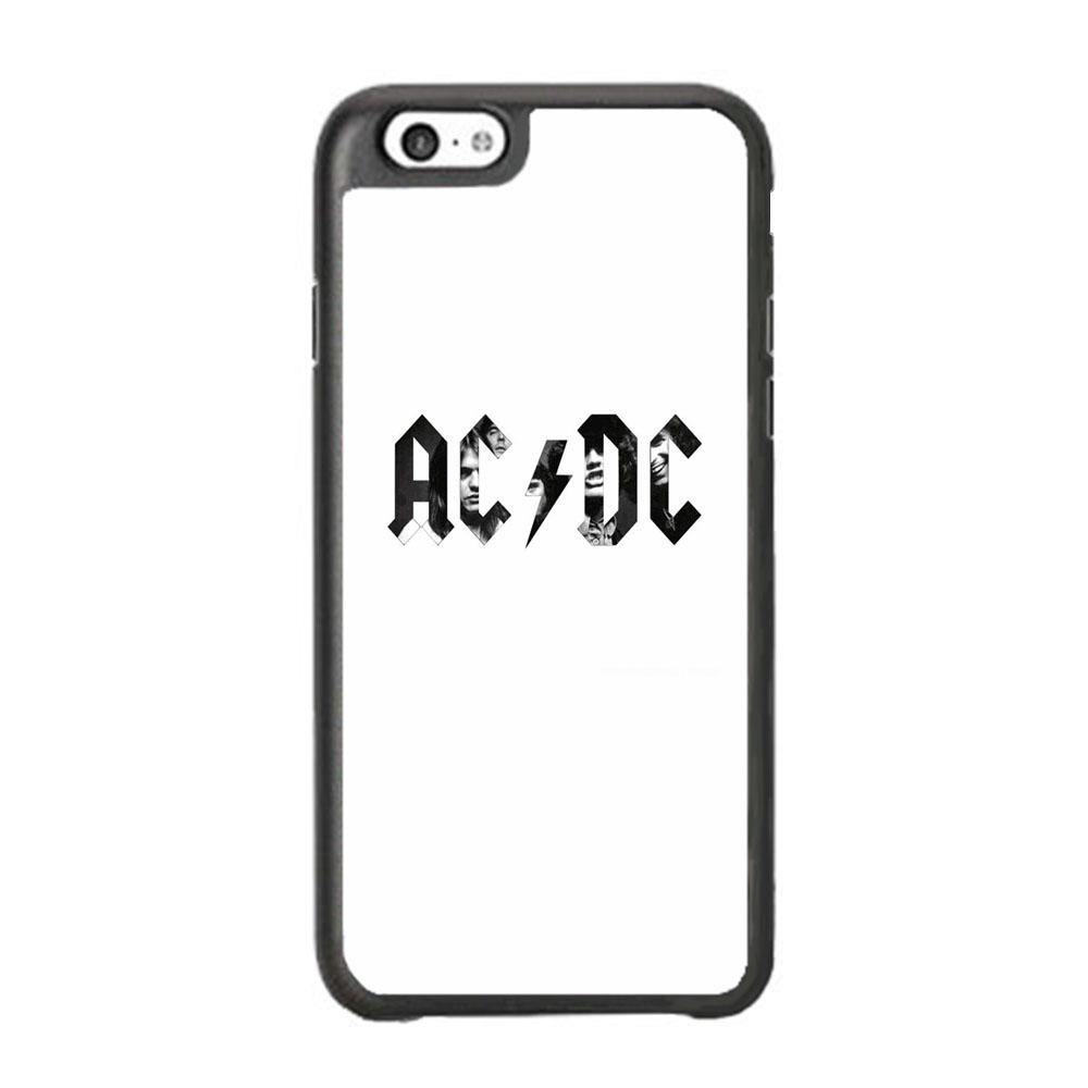 AC DC White Picture Logo iPhone 6 Plus | 6s Plus Case - ezzyst