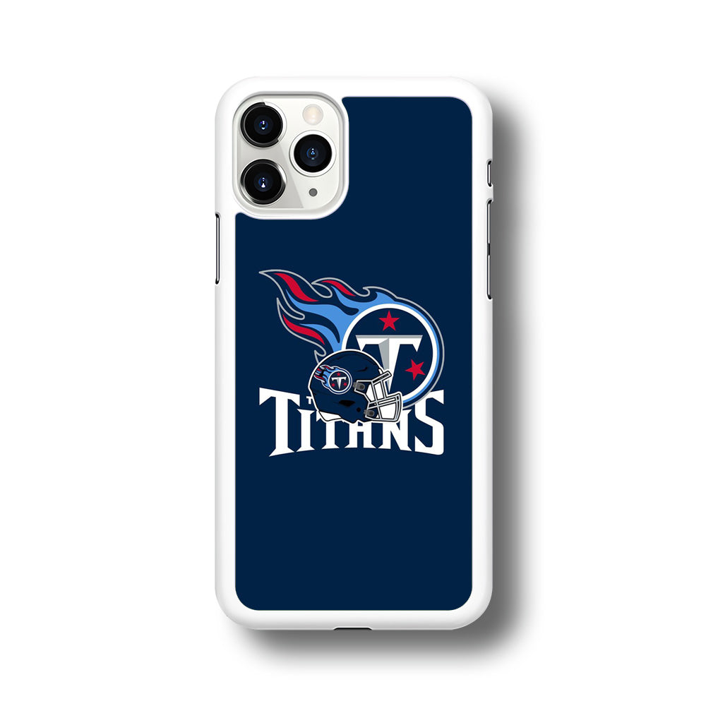 AFC Tennessee Titans Logo Helmet iPhone 11 Pro Case