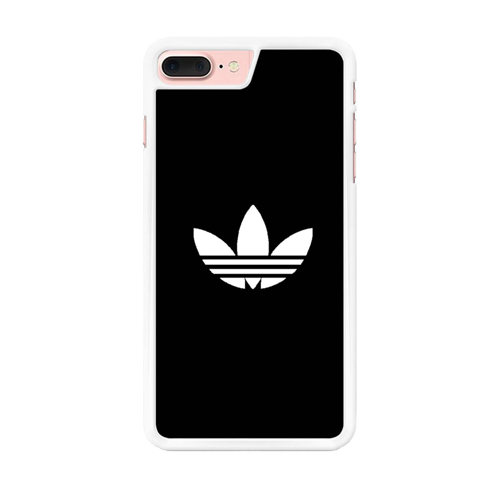 Adidas Black White Logo iPhone 8 Plus Case