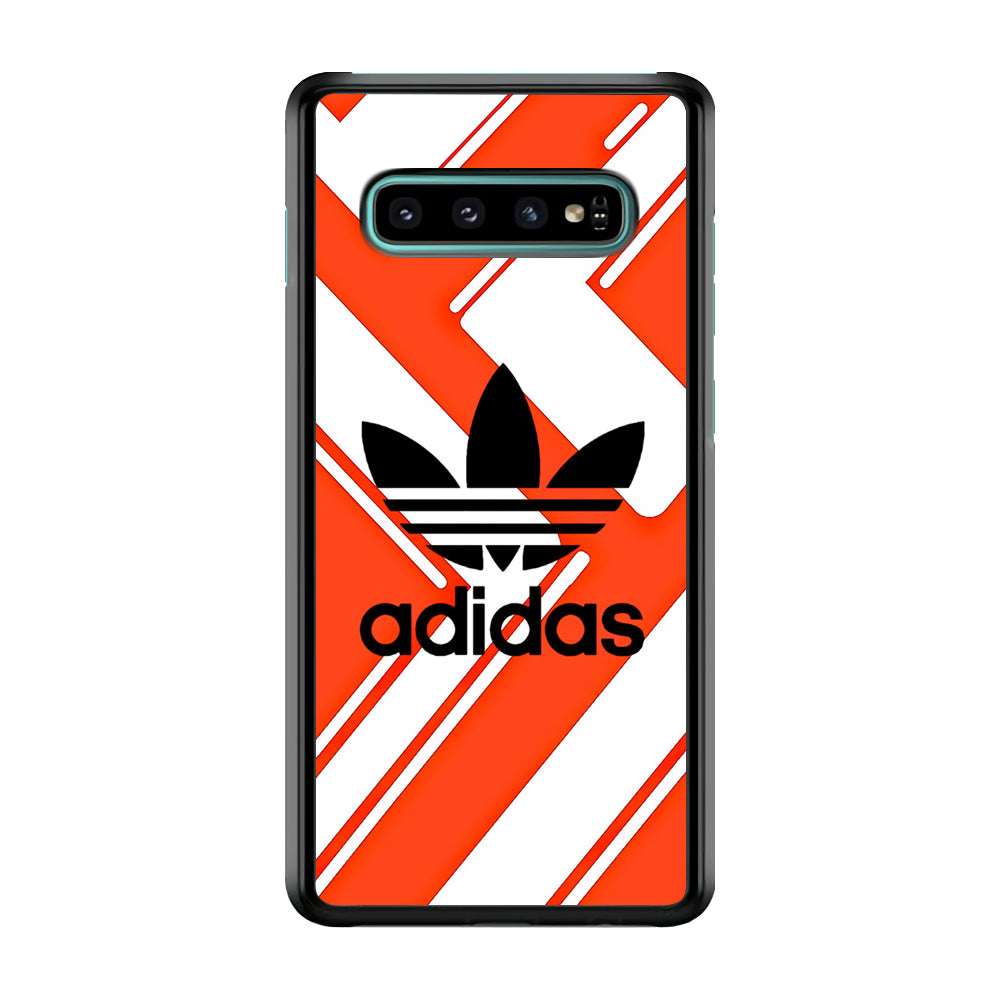 Adidas Pattern Orange Samsung Galaxy S10 Plus Case