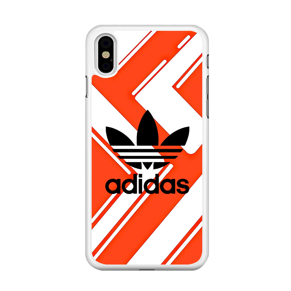 Adidas Pattern Orange iPhone Xs Max Case
