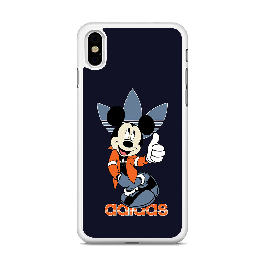 Adidas Navy Mickey iPhone X Case