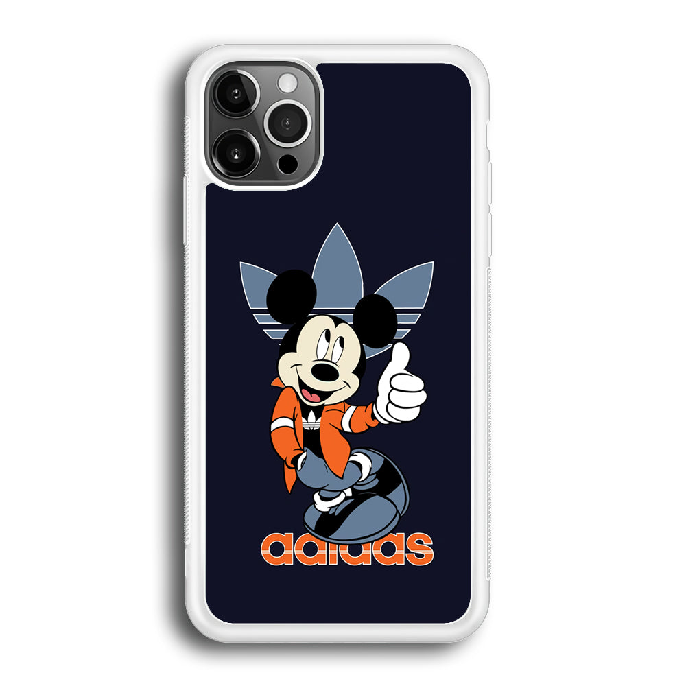 Adidas Navy Mickey iPhone 12 Pro Max Case