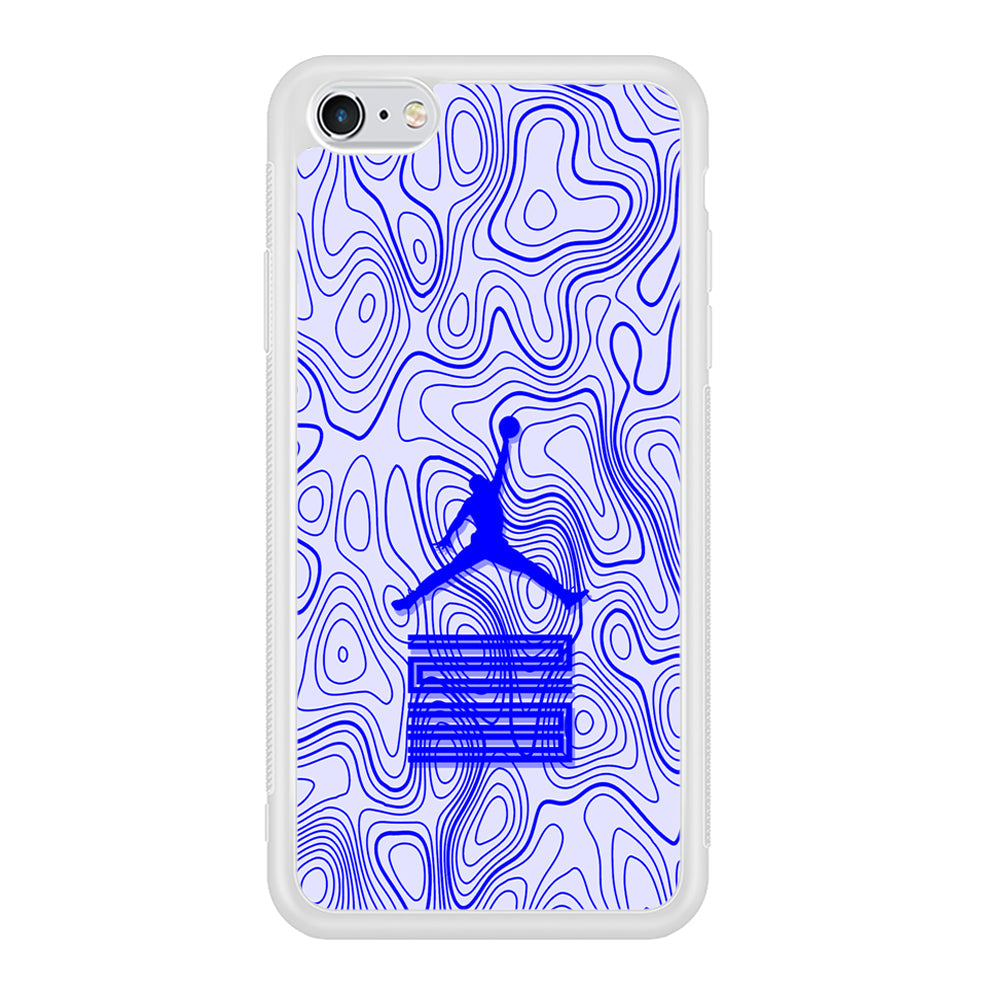 Air Jordan Bluish Topographical iPhone 6 Plus | 6s Plus Case