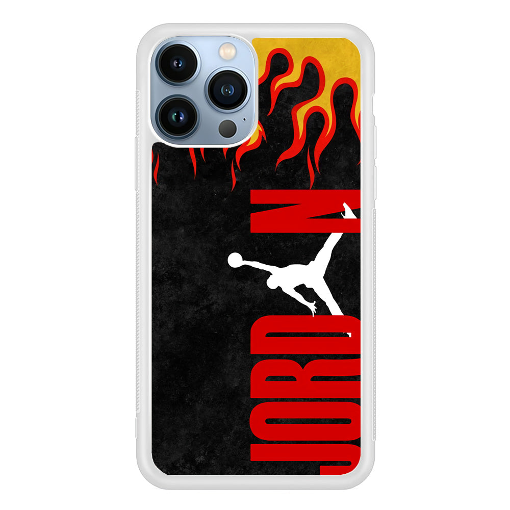 Air Jordan Flame Fire iPhone 13 Pro Case