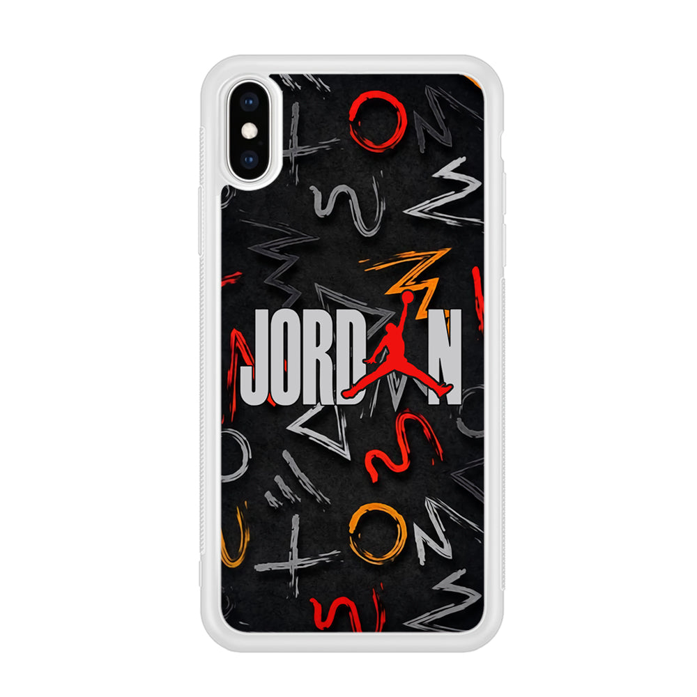 Air Jordan Mix Shape iPhone Xs Max Case