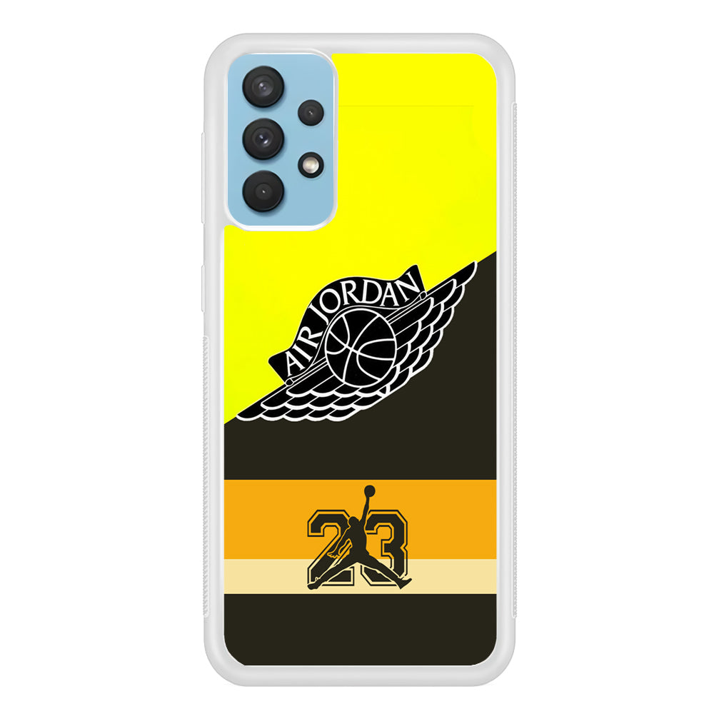Air Jordan Number Pride Symbol Samsung Galaxy A32 Case