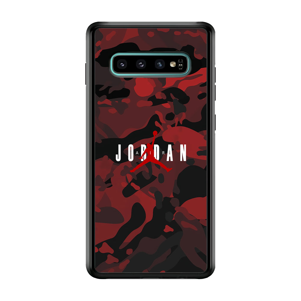 Air Jordan Red Lunar Eclipse Samsung Galaxy S10 Plus Case