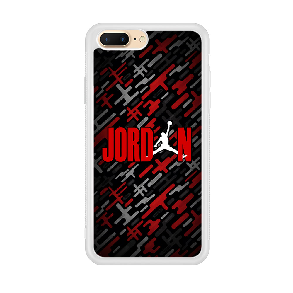Air Jordan Red Shape Abstract iPhone 7 Plus Case
