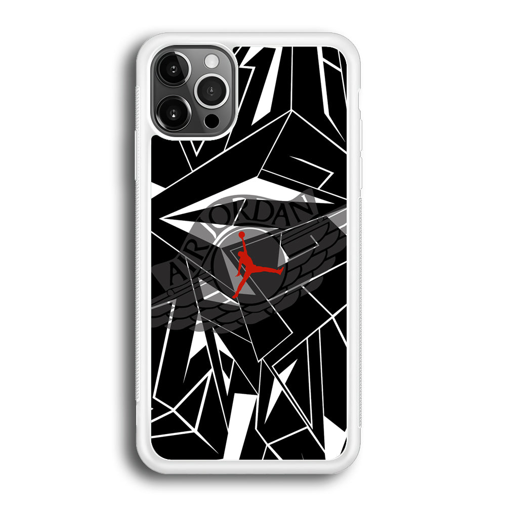 Air Jordan Red Shine iPhone 12 Pro Max Case