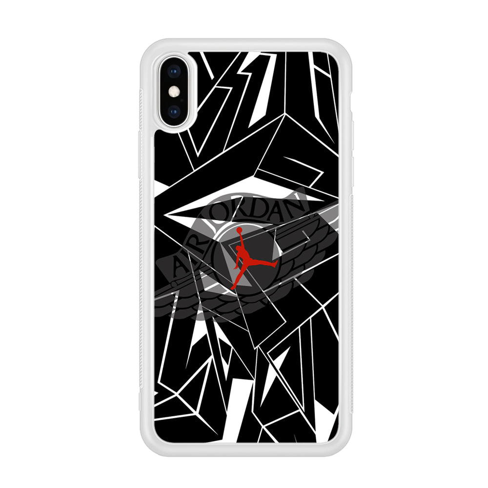 Air Jordan Red Shine iPhone Xs Max Case