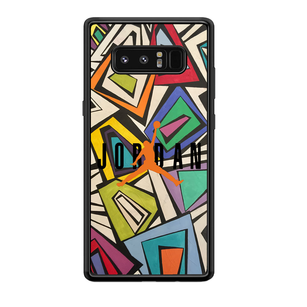 Air Jordan Retro Shape Abstract Samsung Galaxy Note 8 Case