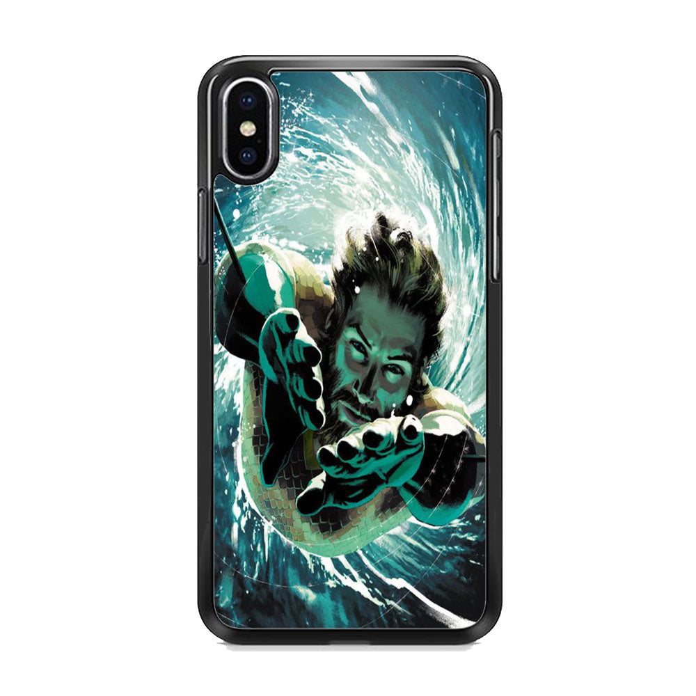 Aquaman Swimmingn In The Sea iPhone Xs Max Case