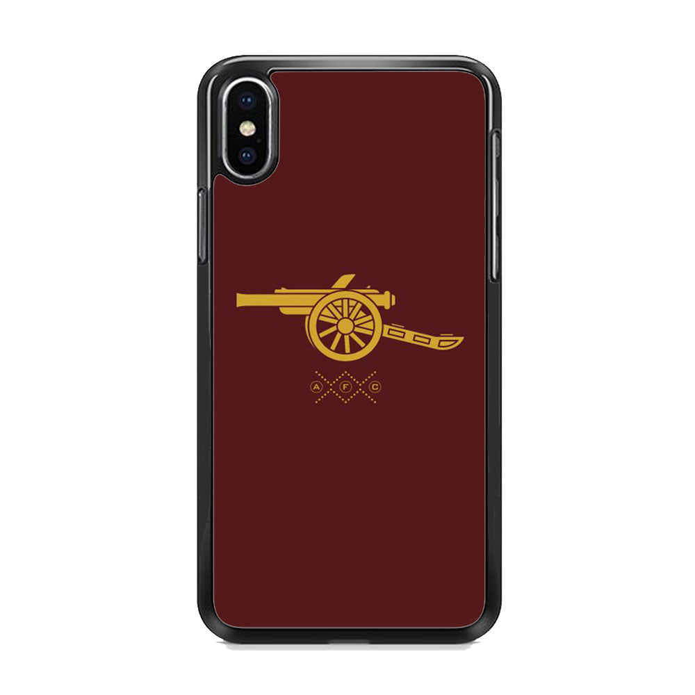 Arsenal Gooner Maroon iPhone X Case