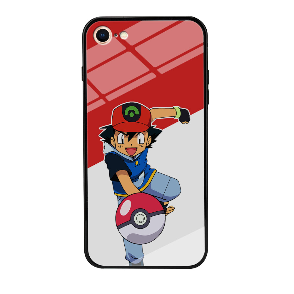 Ash Ketchum Pokeball iPhone 7 Case