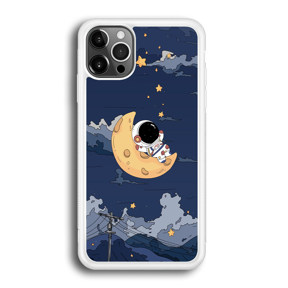 Astronaut Sleep On The Moon iPhone 12 Pro Max Case