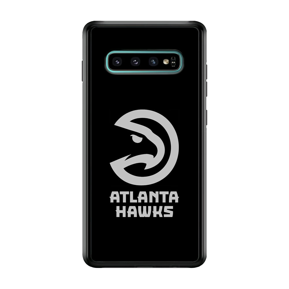 Atlanta Hawks Black Grey Samsung Galaxy S10 Plus Case