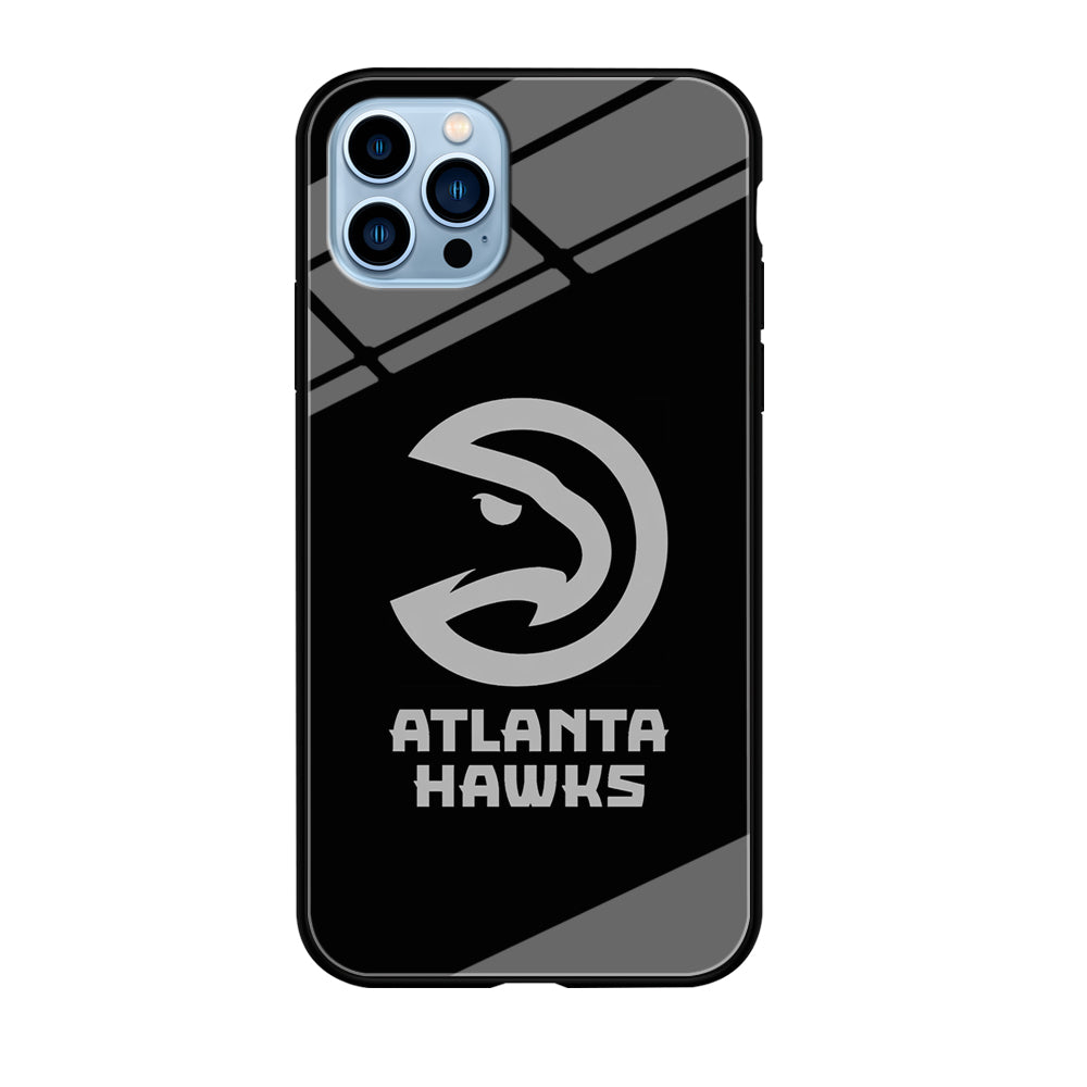 Atlanta Hawks Black Grey iPhone 12 Pro Max Case