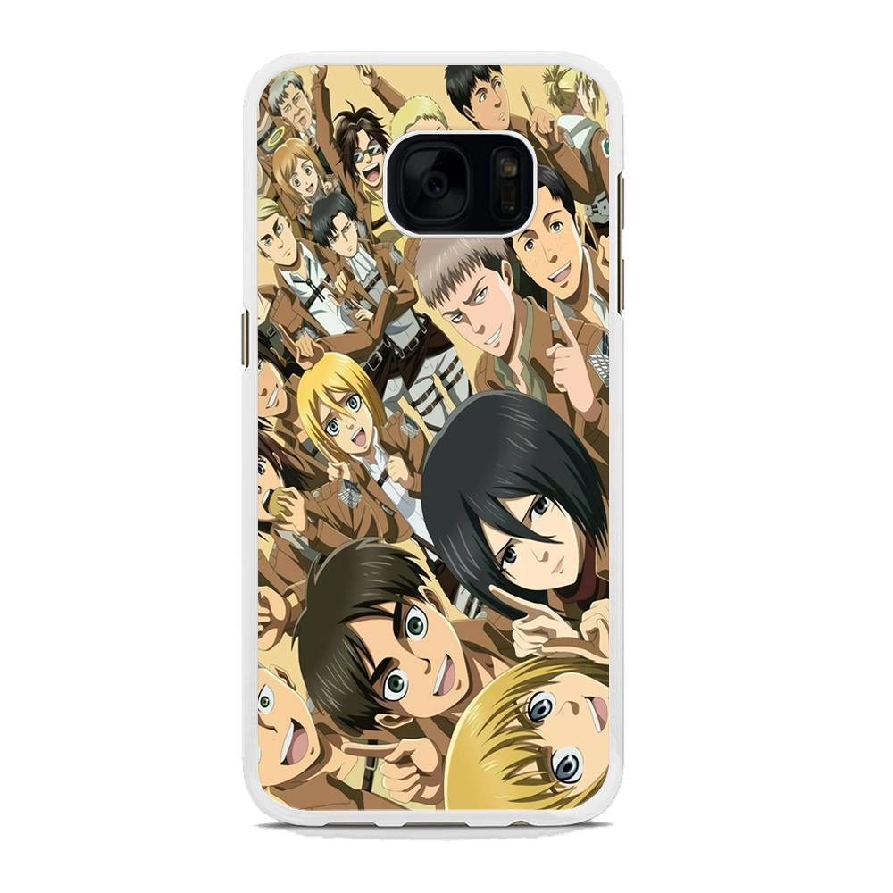 Attack on Titan Family Samsung Galaxy S7 Edge Case - ezzyst
