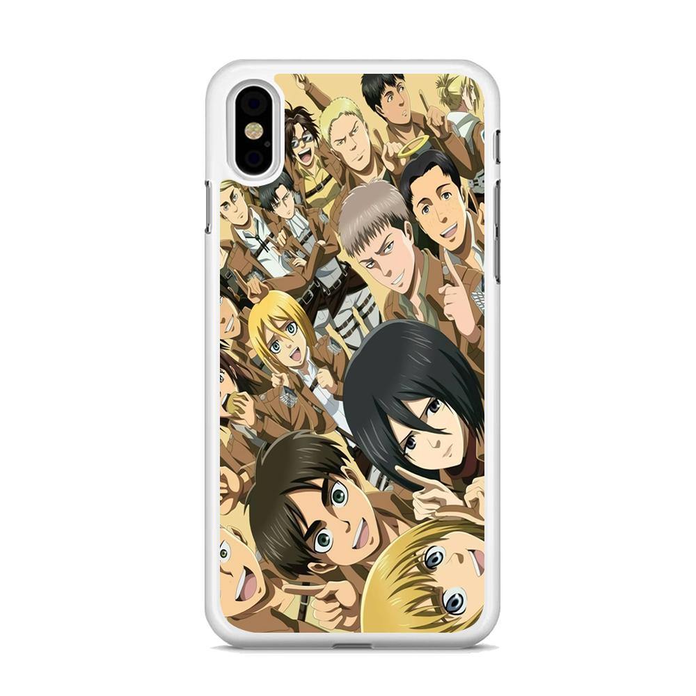 Attack on Titan Family iPhone Xs Max Case - ezzyst