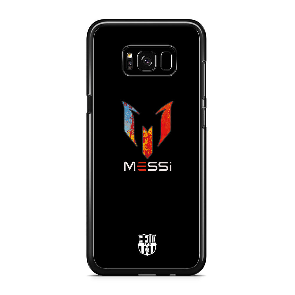 Barcelona Messi Logo Splash Colour Samsung Galaxy S8 Plus Case