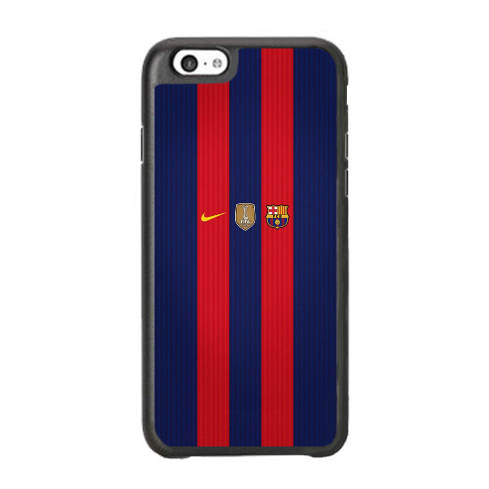 Barcelona Stripe Jersey Three Logo iPhone 6 Plus | 6s Plus Case