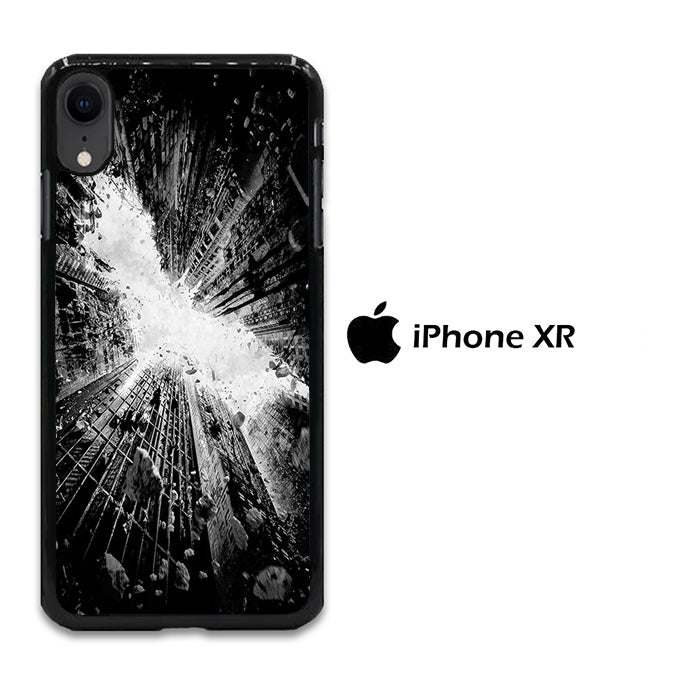 Batman Logo From Building iPhone XR Case