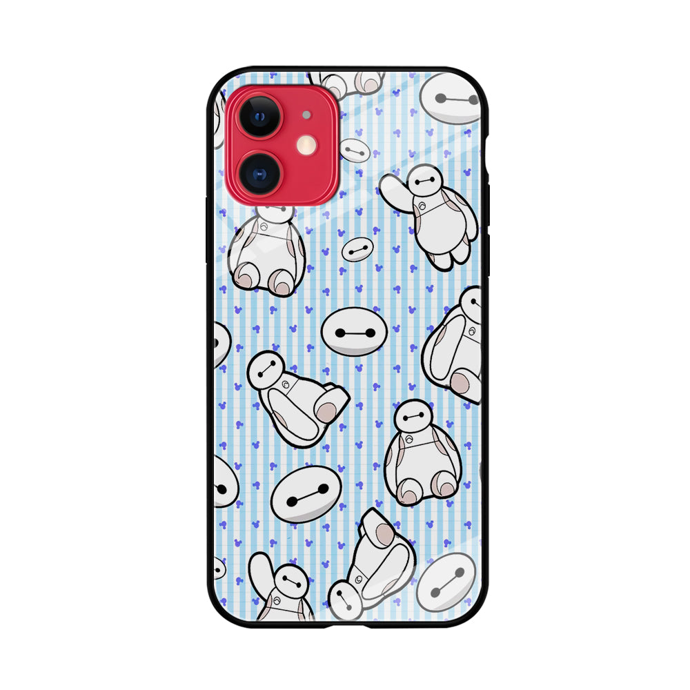 Big Hero 6 Baymax Stripe And Love iPhone 11 Case