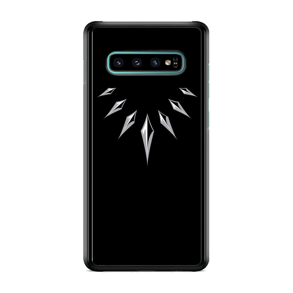 Black Panther Necklace Symbol Character Samsung Galaxy S10 Case