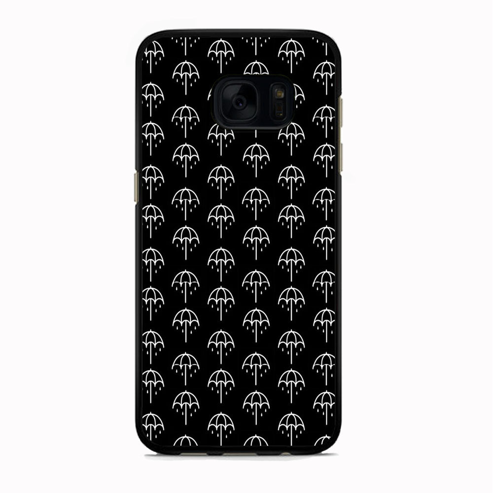 Bring Me The Horizon Black Umbrella Logo Samsung Galaxy S7 Case
