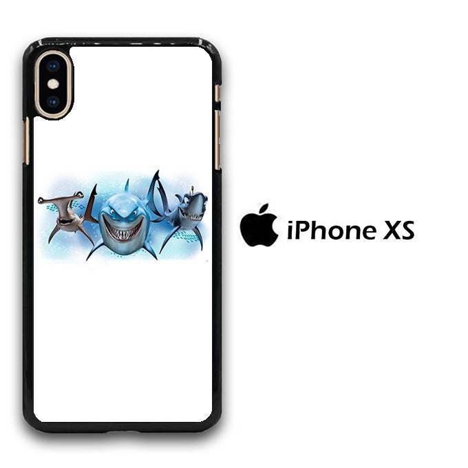 Bruce And Shark Team Finding Nemo iPhone Xs Case