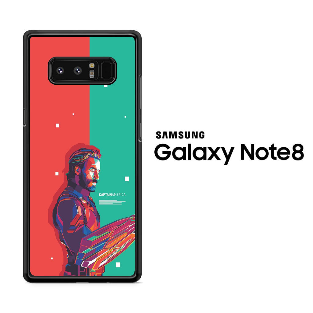 Captain America Red Green Samsung Galaxy Note 8 Case