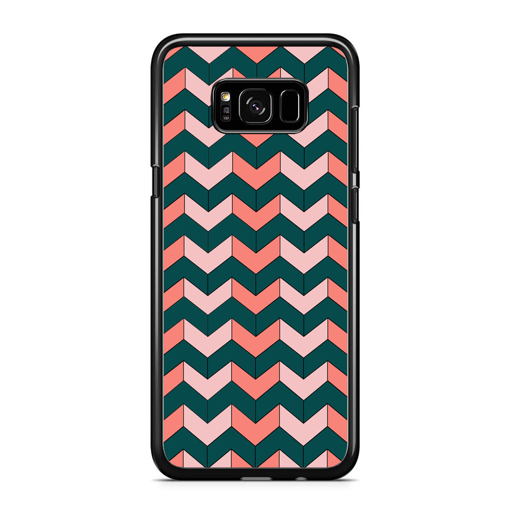Chevron Arrow Soft And Green Colours Samsung Galaxy S8 Plus Case