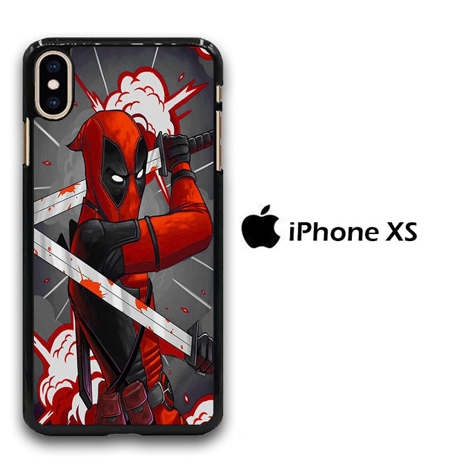 Deadpool Ready To Fight iPhone Xs Case
